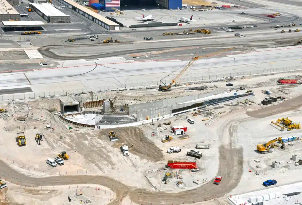 Salt Lake City airport - early in project