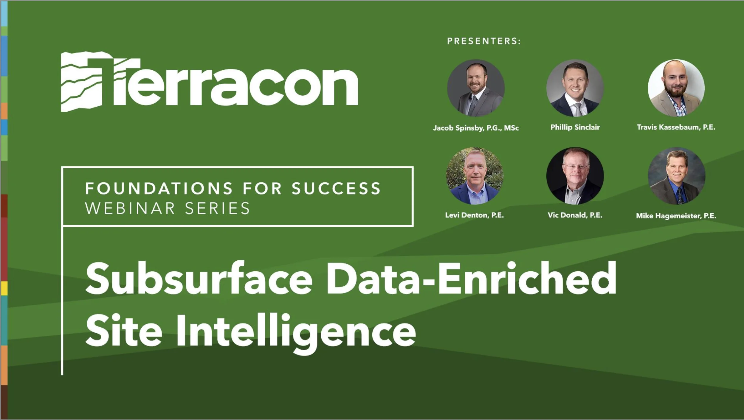Subsurface Data Enriched Site Intelligence Webinar Slide
